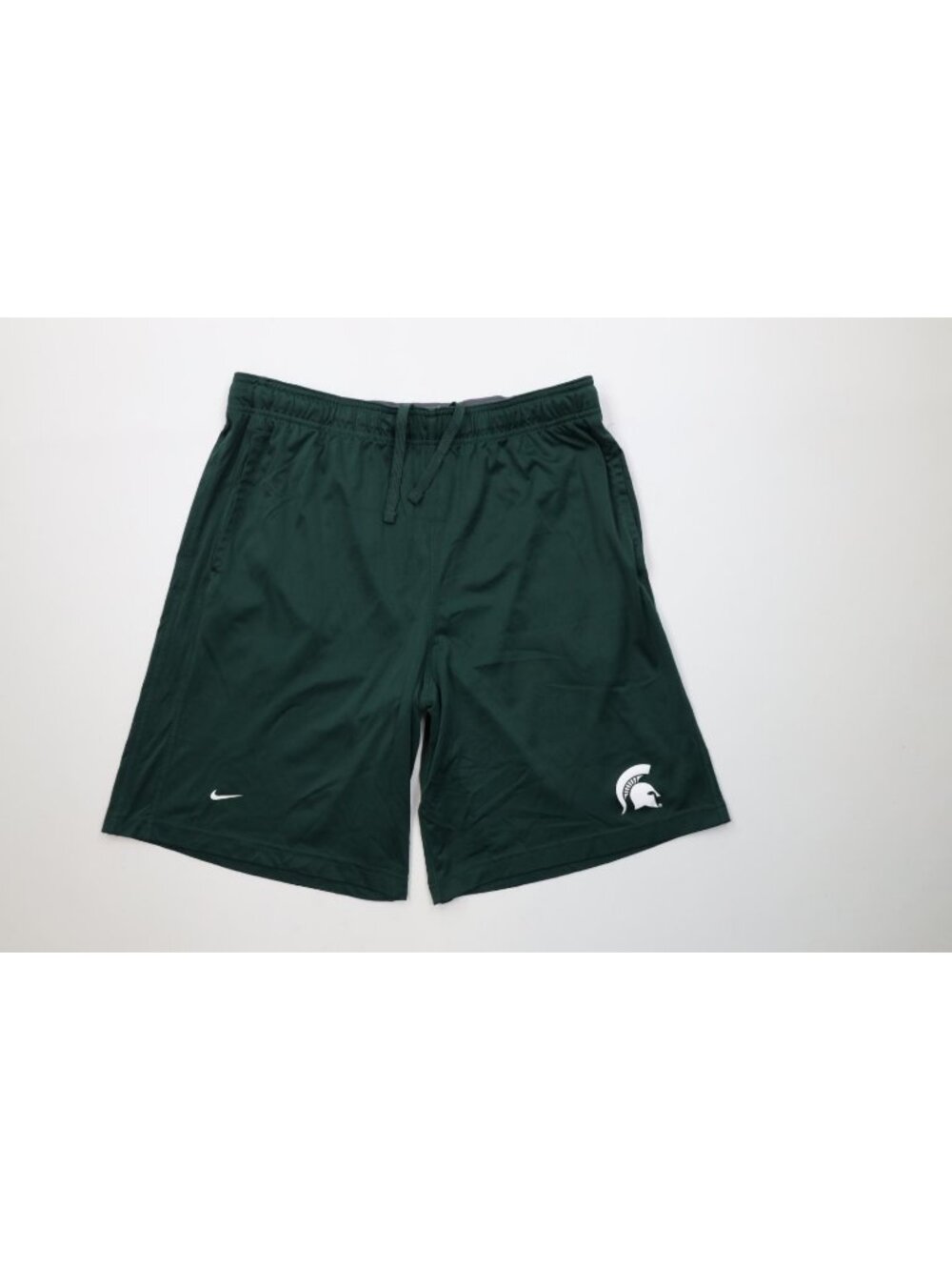 Nike Mens Large Travis Scott Mini Swoosh Michigan State University Shorts Green